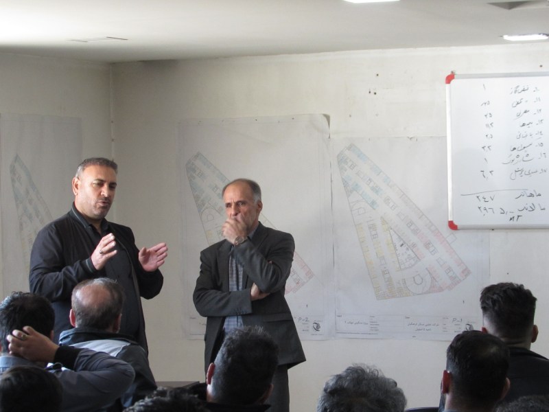 جلسه توجیهی موسسه حفاظتی مراقبتی نظم آوران نسیم آرامش